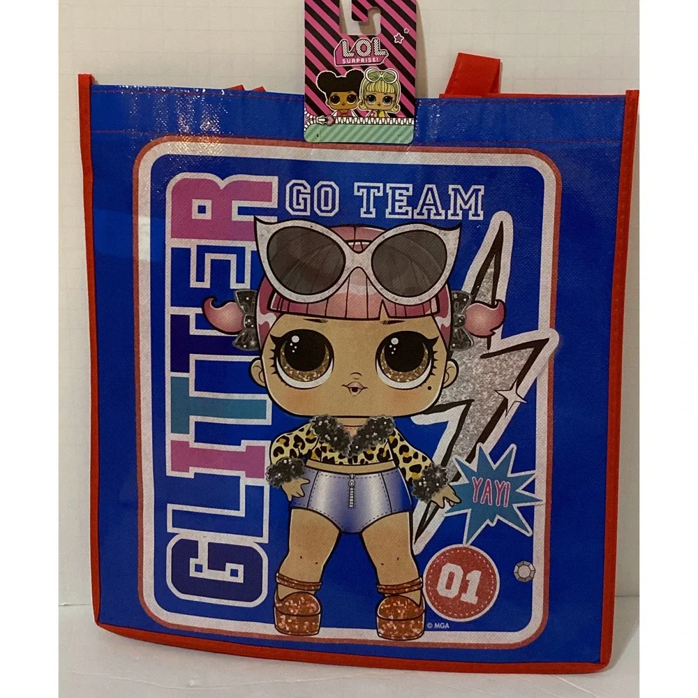 New LOL Surprise #SquadGoals kids reusable tote Shopping bag Miss Punk A32